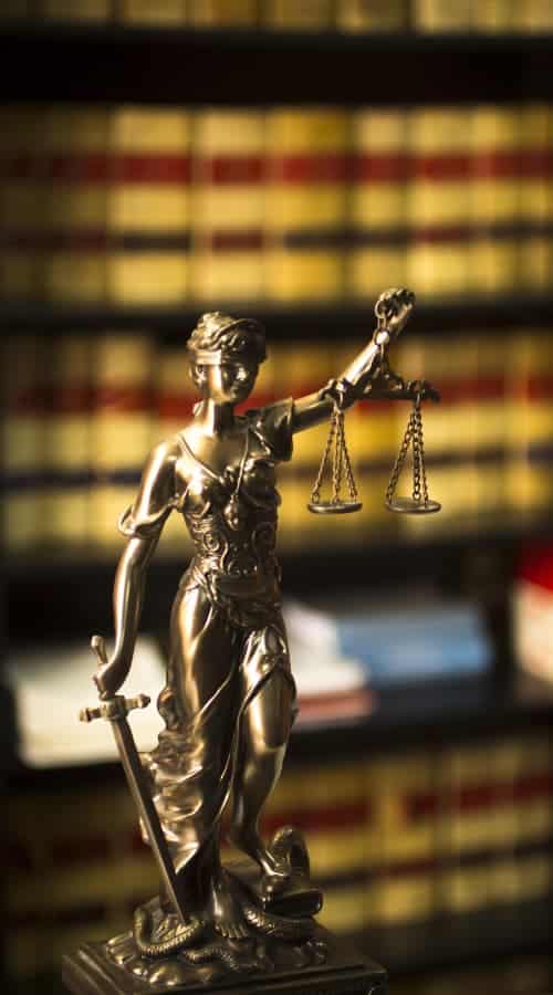 Law Books and Lady Justice